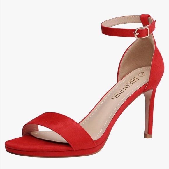 Dream Pairs Shoes - NIB DREAM PAIRS Women's Ankle Strap High Stiletto Heeled Sandals - Size: 8.5